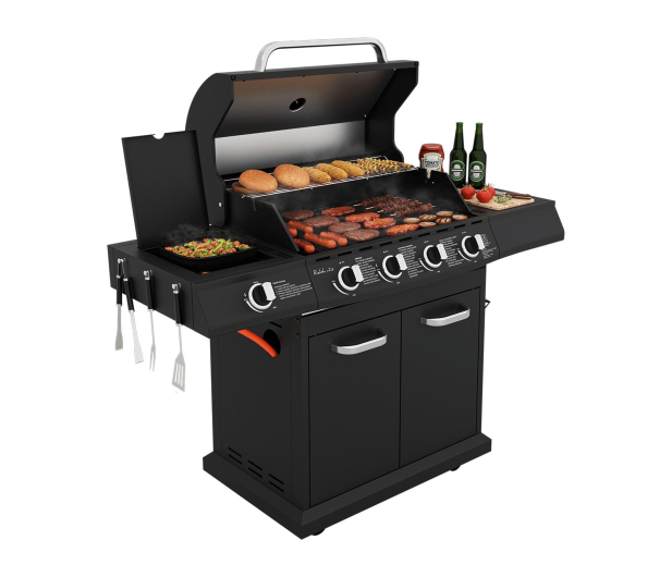 KOLER Grill gazowy Relish V4 czarny - 1017871 - zdjęcie 9